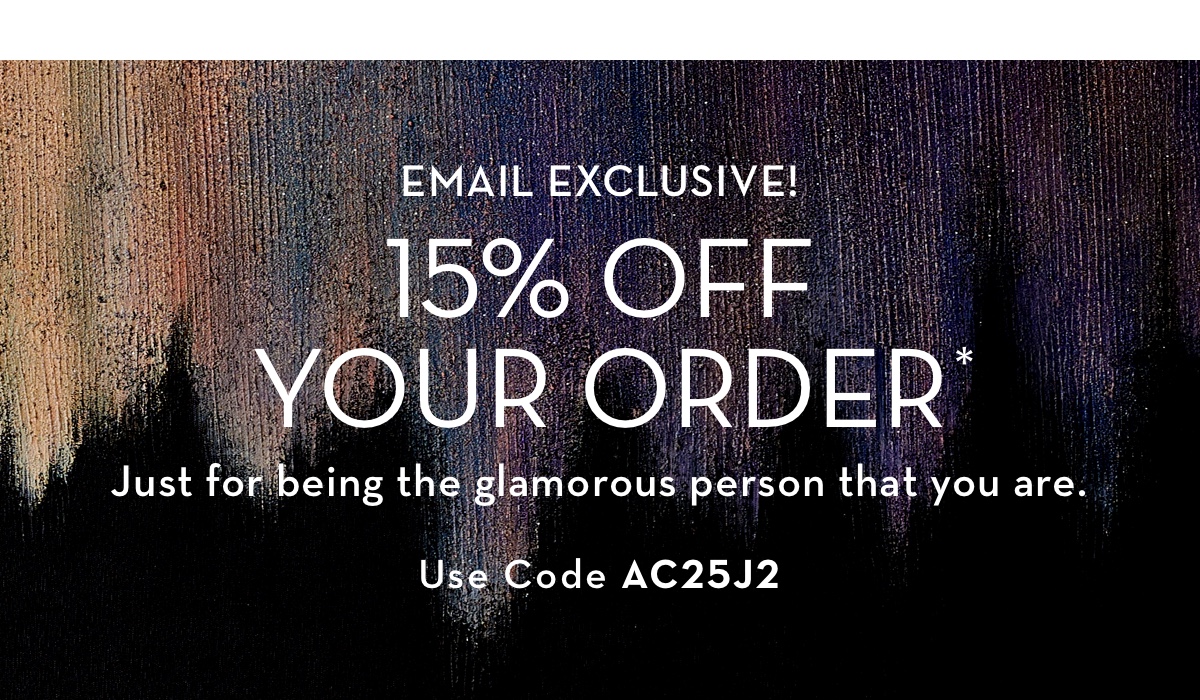 15 Percent Off Your Order