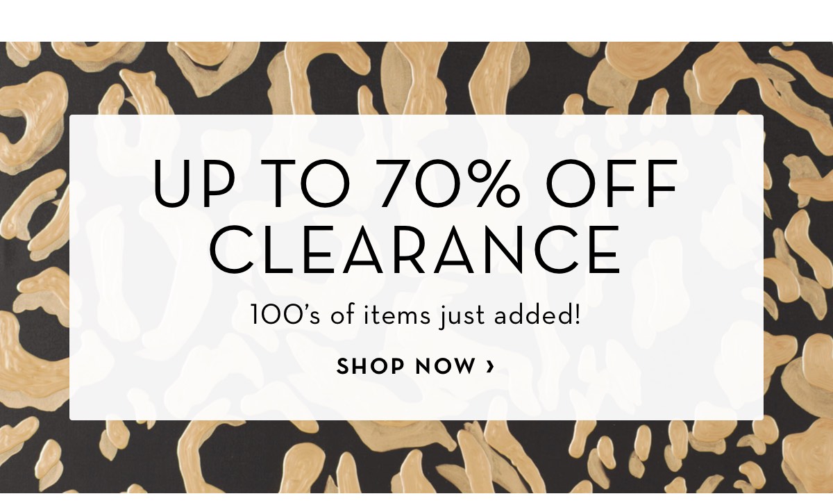 Up To 70 Percent Off Clearance