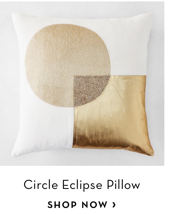  Circle Eclipse Pillow SHOP NOW 