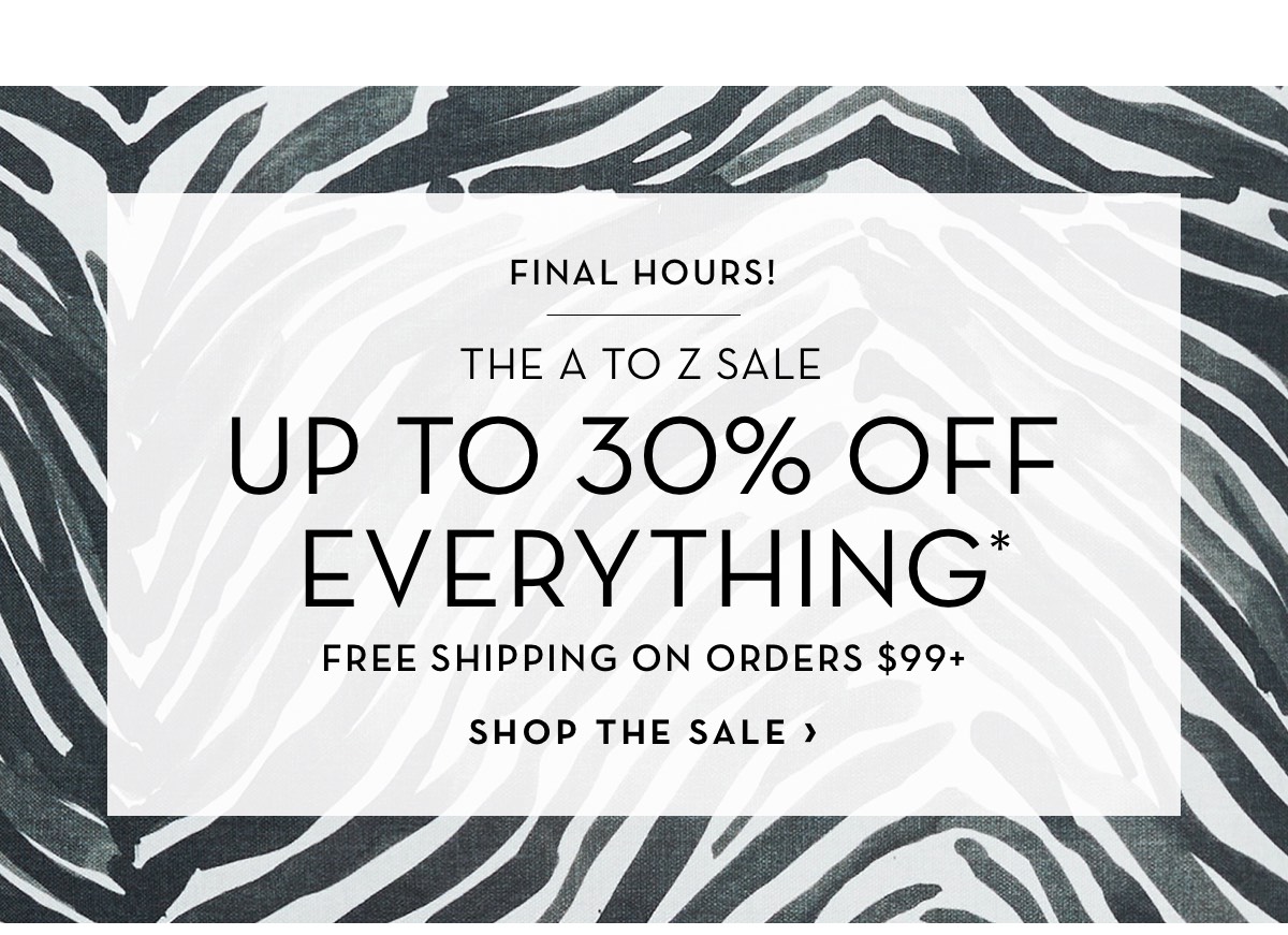 ⏲️ Time's Running Out ⏲️ A To Z Sale Final Hours! Z Gallerie