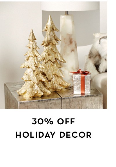 30 Percent Off Holiday Decor