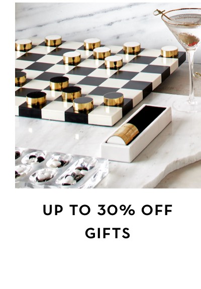 Up To 30 Percent Off Gifts